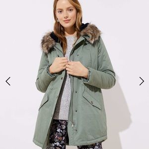 NWT Faux Fur Lined Parka- Beautiful Jacket